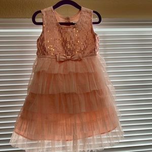 Sequin tiered dress